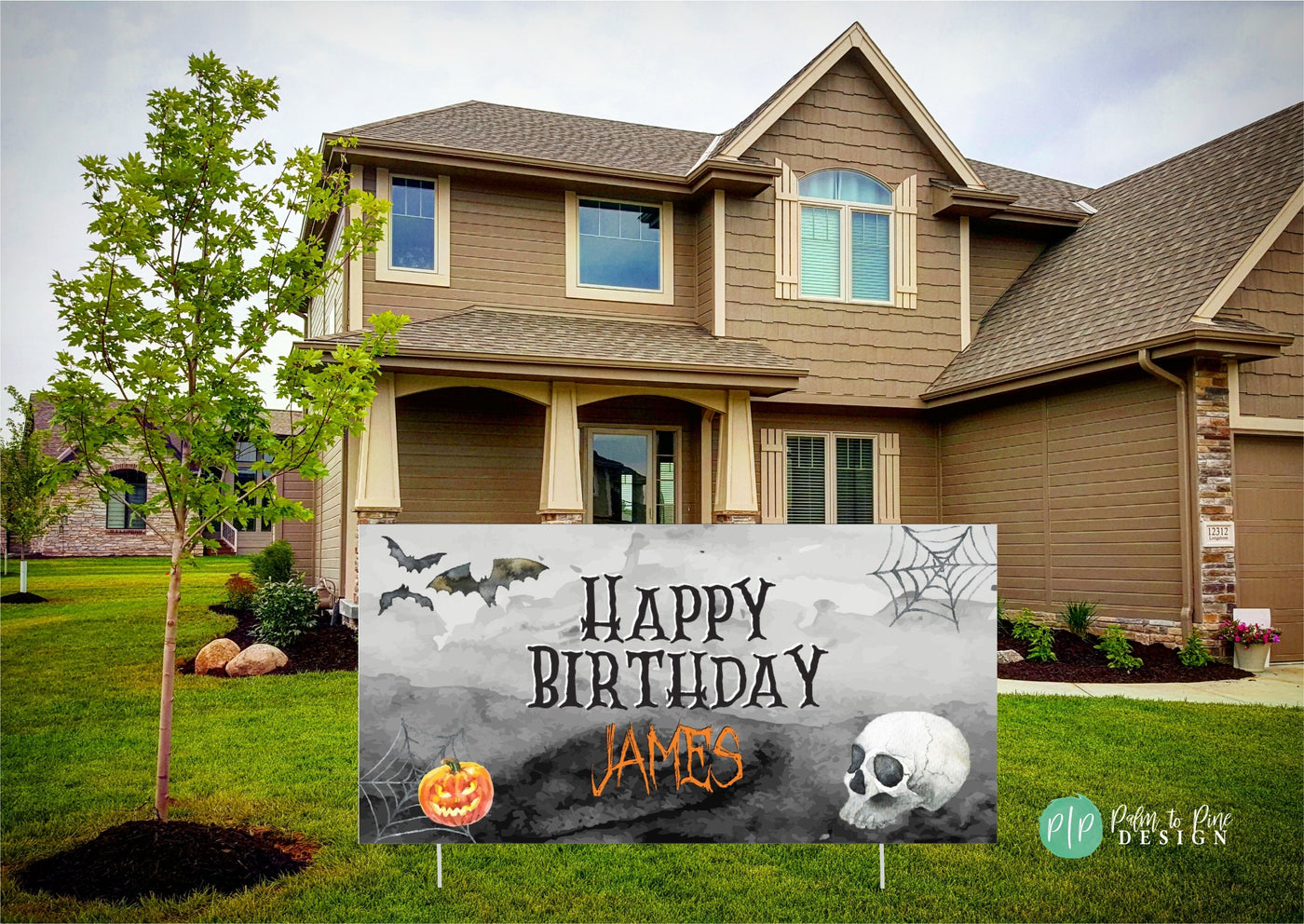 Halloween Birthday Banner