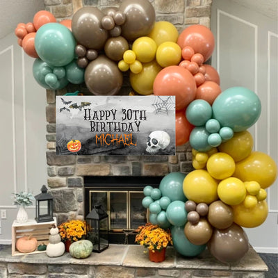 Halloween Birthday Banner