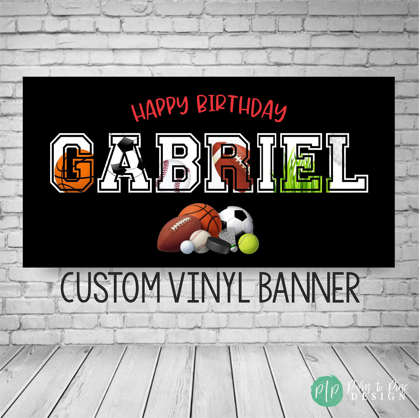 Sports Birthday Banner, Sports Banner, Sports Birthday Party Decorations, Sports Party Decor, Personalized Sports Banner, All Star Sports