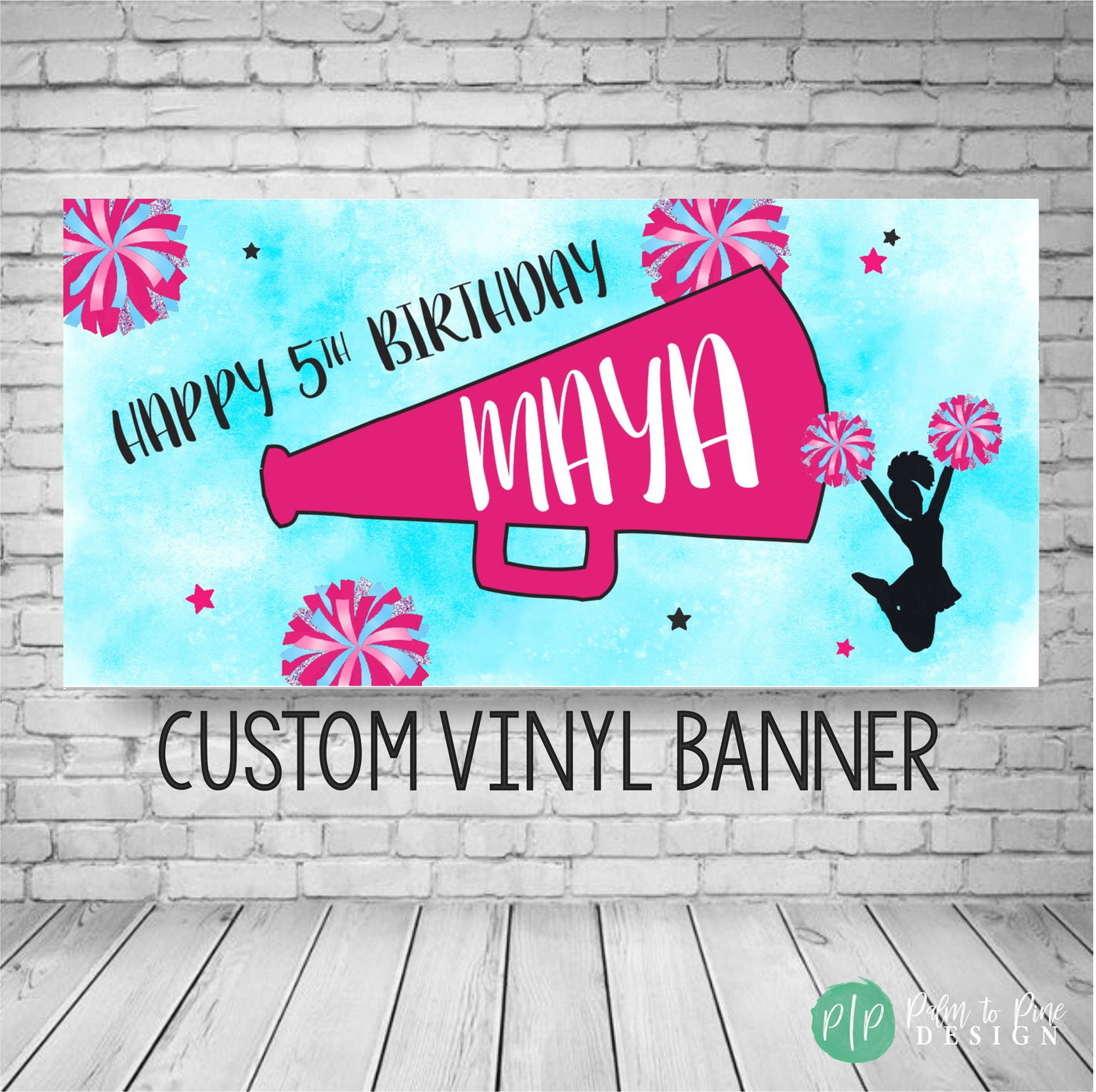 Cheerleading Birthday Banner, Cheer Birthday Party, Cheer Birthday Backdrop, Cheerlead banner, Cheer Party Decoration, Cheer Photo Backdrop