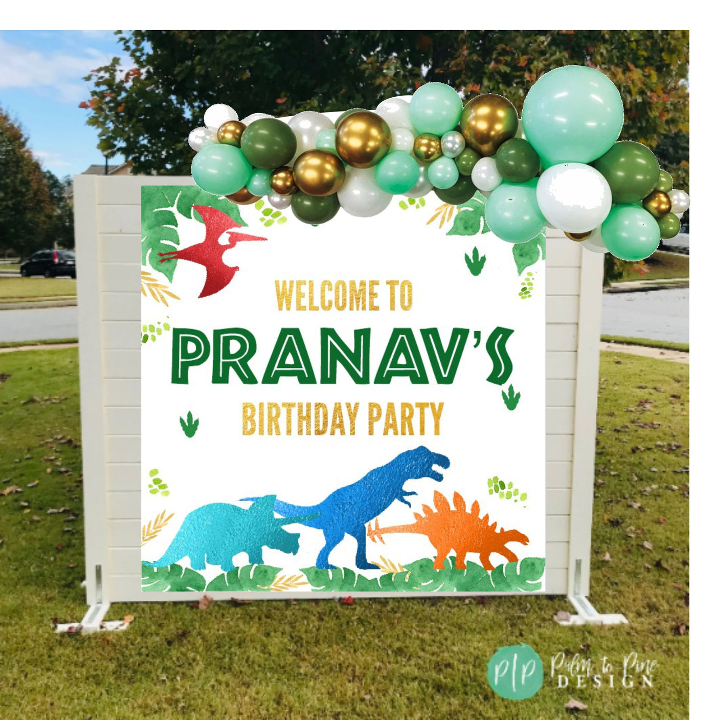 Dino Backdrop, Dinosaur Birthday Banner, t-rex birthday banner, Dinosaur Birthday Decor, Three rex, Dinosaur Party Decoration, Dinosaur Boy