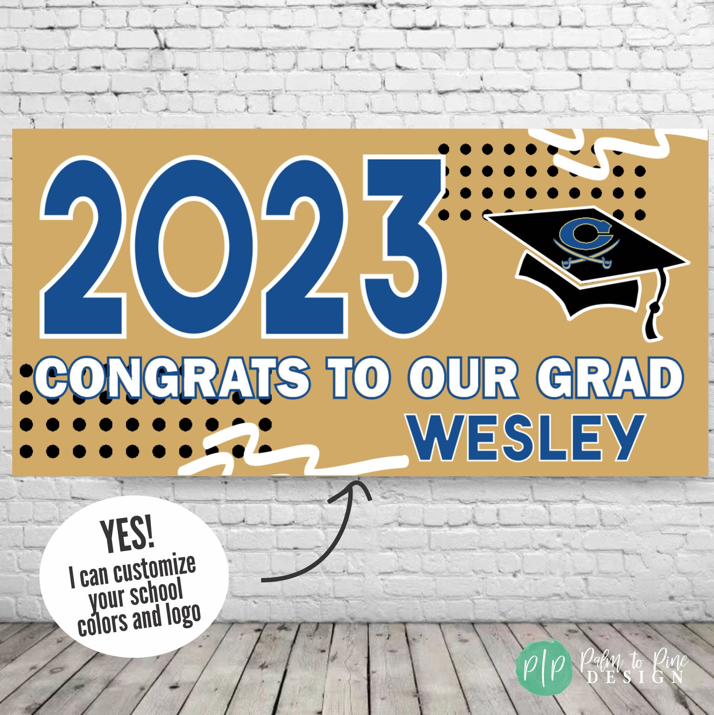 Graduation Banner, Graduation Sign, Graduation Yard Banner, Class of 2023 Graduation Decorations, High School Graduation Backdrop, College