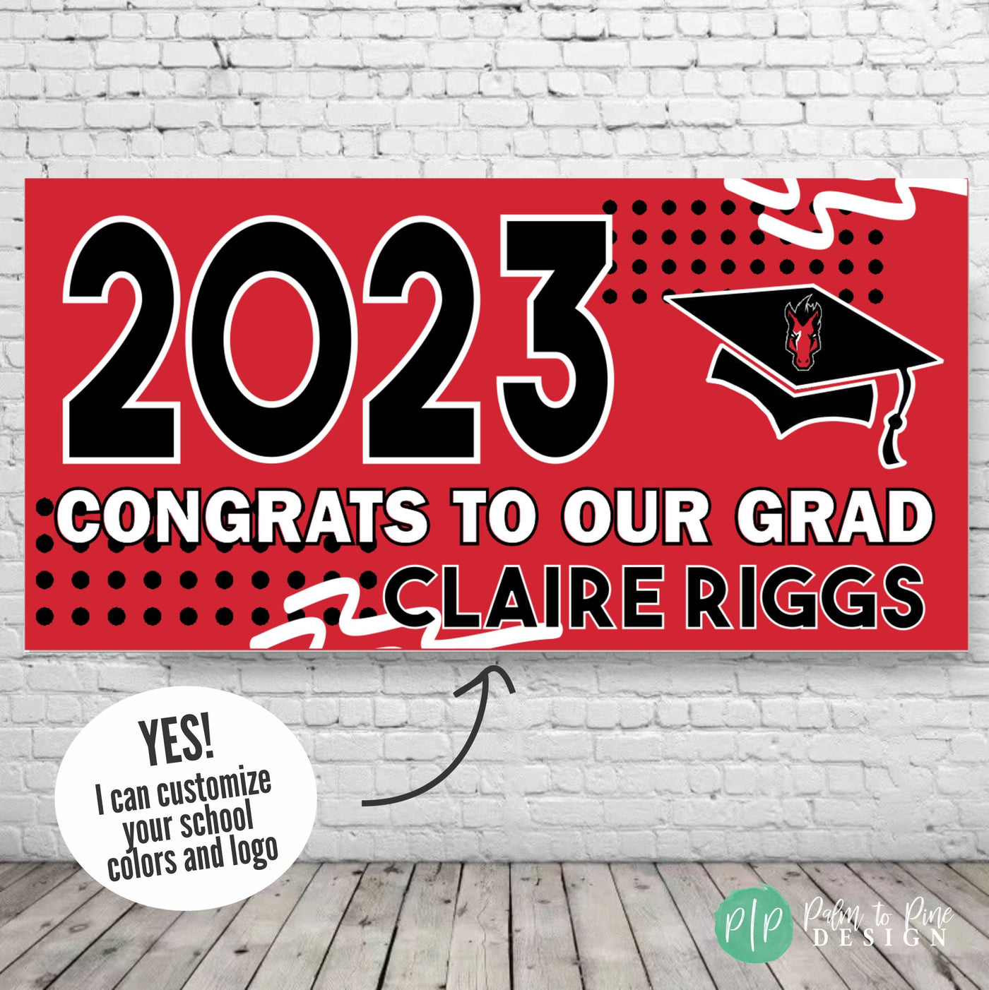 Graduation Banner, Graduation Sign, Graduation Yard Banner, Class of 2023 Graduation Decorations, High School Graduation Backdrop, College