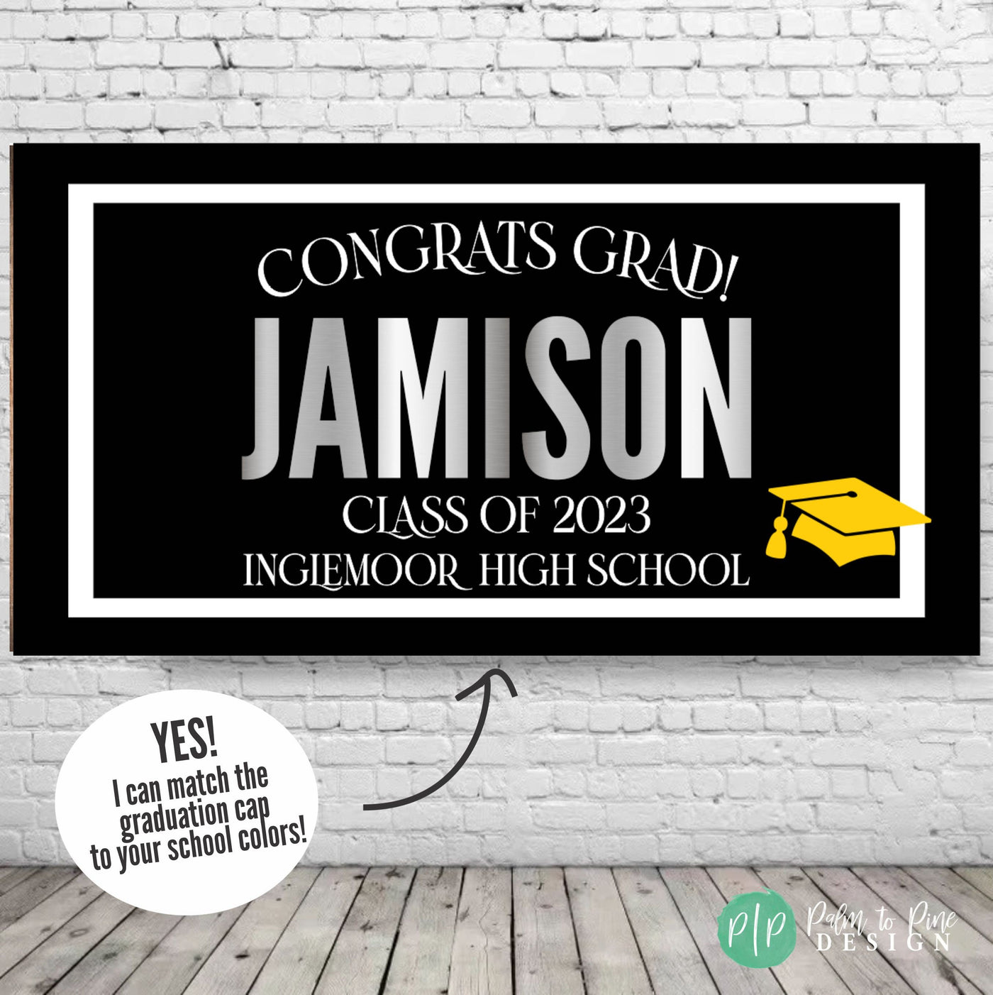 Graduation Party Banner, Graduation Banner, Graduation Decor, Graduation Printable Backdrop, Custom Graduation Banner,High School Graduation