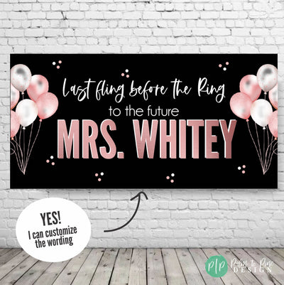 custom bachelorette party banner