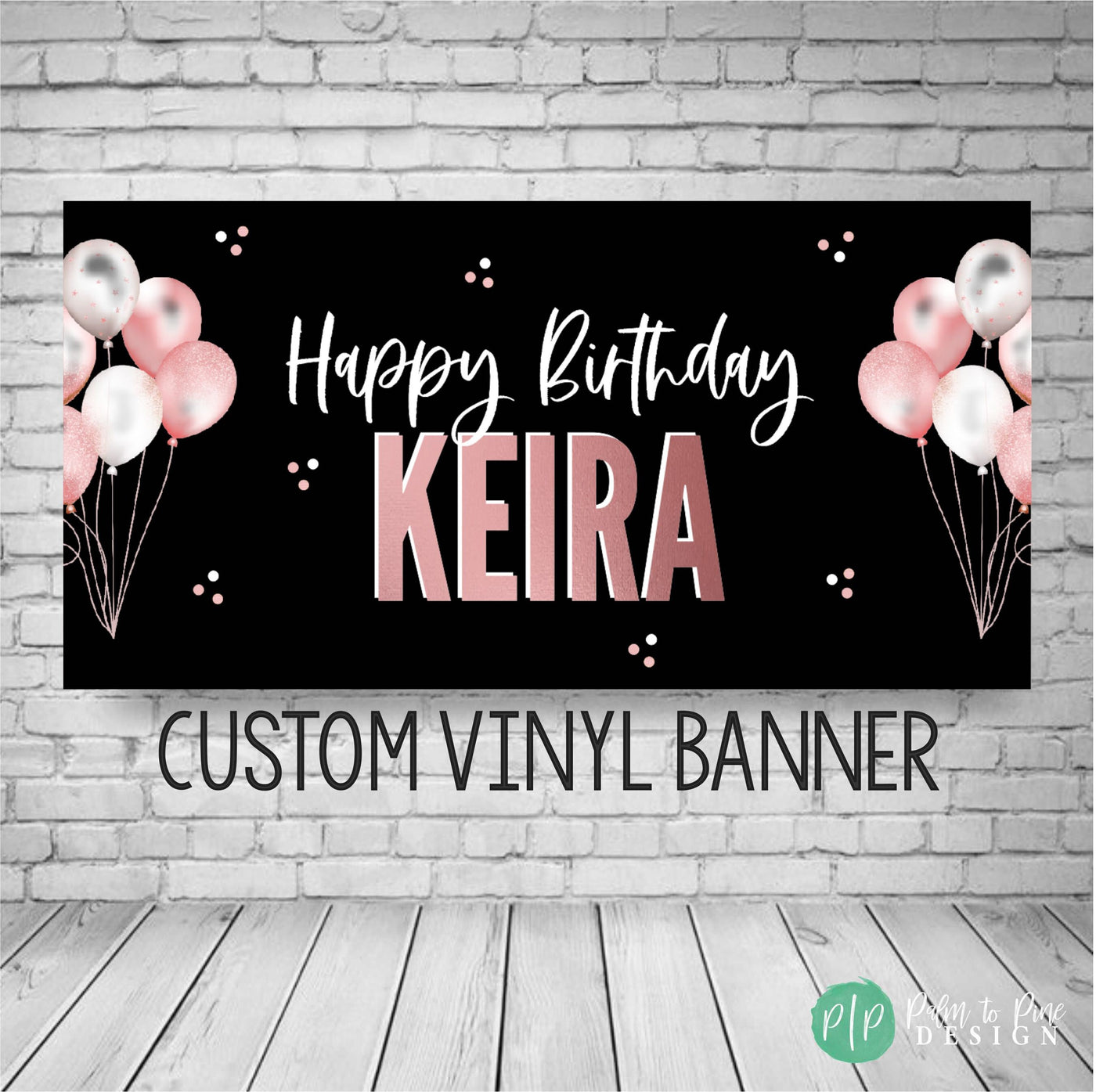 girls birthday banner