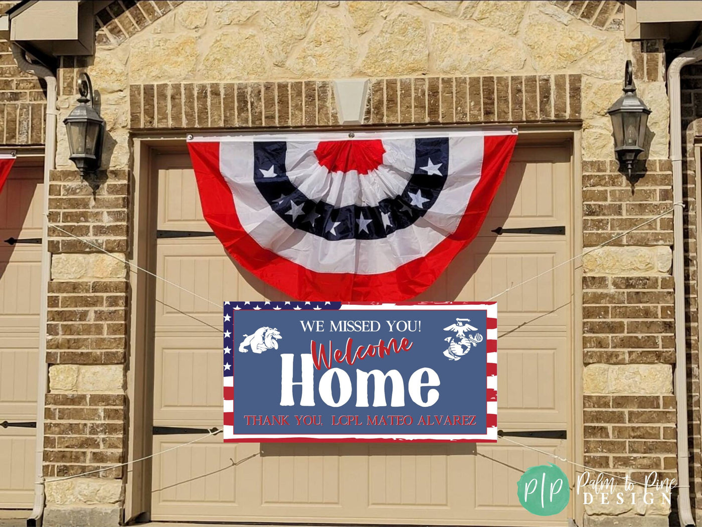 Marine Welcome Home Banner, Custom Welcome Home Retirement Banner, All branches military homecoming party decor, Military Retirement Sign,