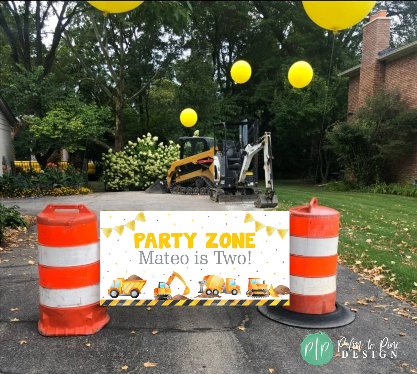 Construction Party Banner, Construction Party Decor, Construction Birthday Banner, Construction Birthday Party, Personalized Banner Boy