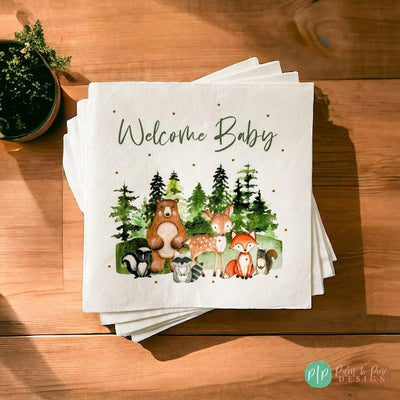 Woodland Baby Shower Decor