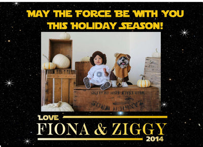 May the Force Be With You Christmas Card