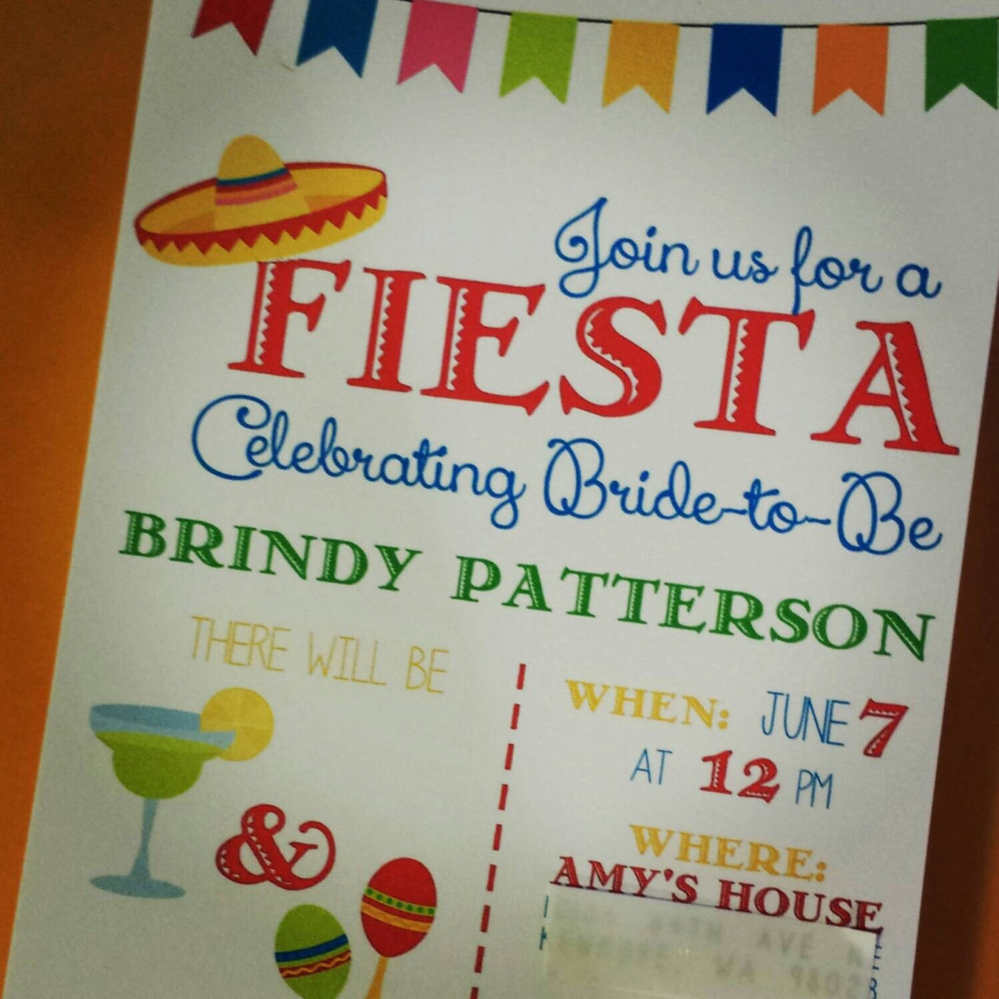 Mexican Bridal Shower Invitation