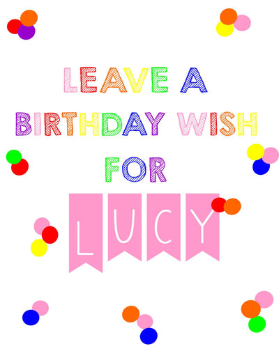 Birthday Wish Cards, Rainbow Birthday Decor, Rainbow, First Birthday Wishes, 1st Birthday Wishes, Birthday Party Wishes, Baby Advice Card